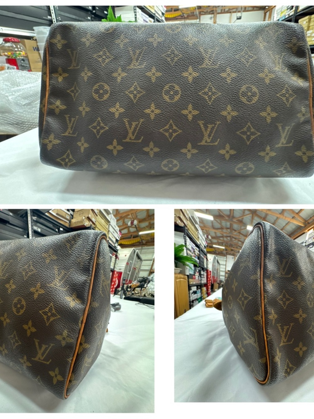 Louis Vuitton Vintage Speedy 25 Leather handbag - Picture 5 of 8